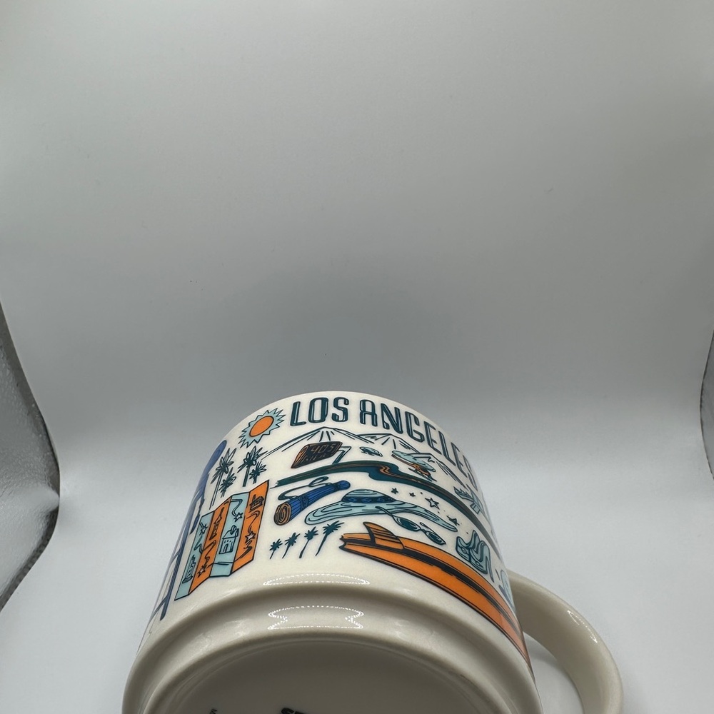 Starbucks Been There Series Los Angeles Mug with Blue and Orange Accents - Picture 3 of 3